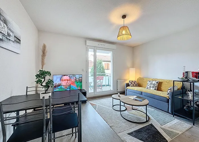 T2 4 Pers Les Cezeaux Balcon Et Parking Gratuit Apartmán